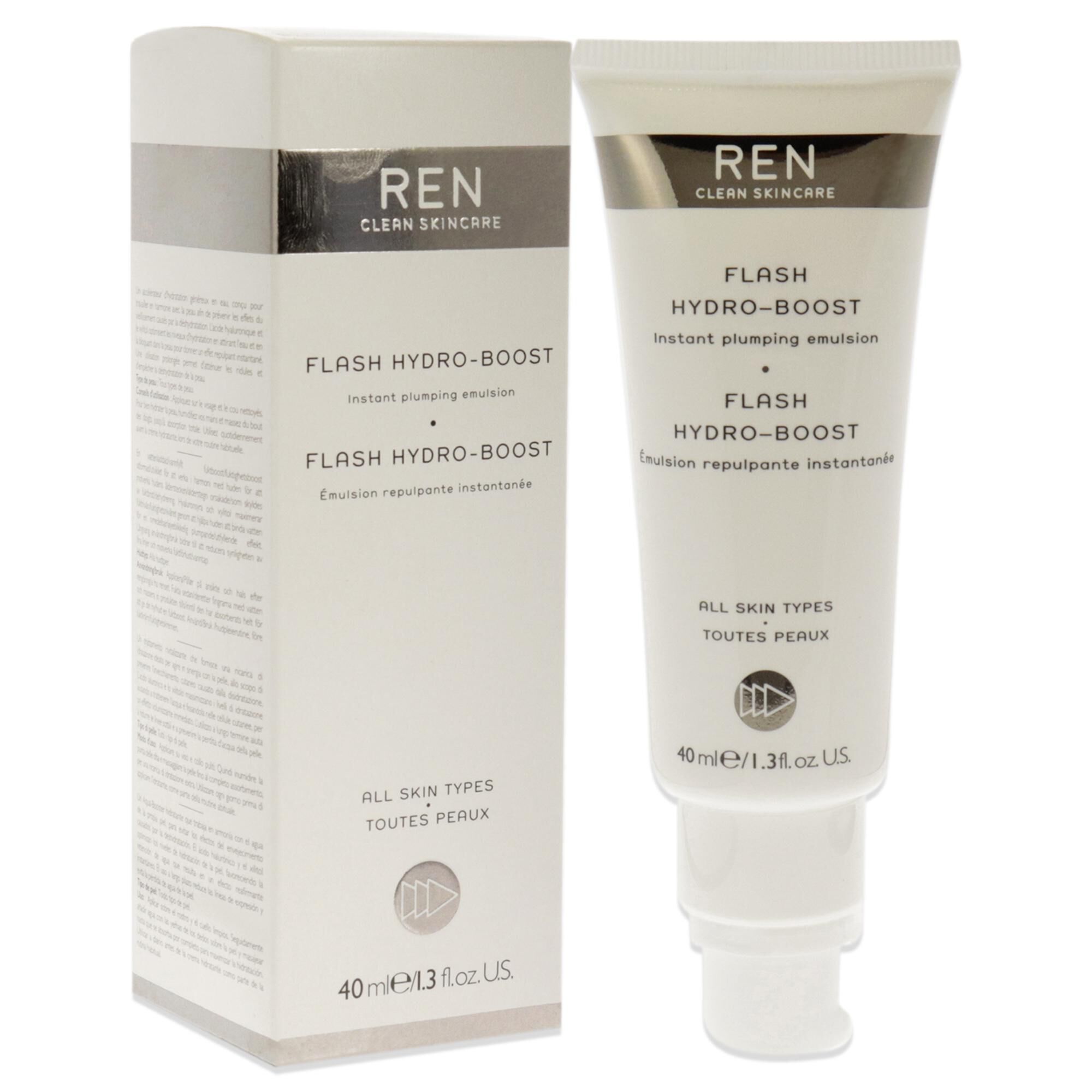 Flash Hydro-Boost Instant Plumping Emulsion by REN for Unisex - 1.3 oz Emulsion, , alternate image number 5