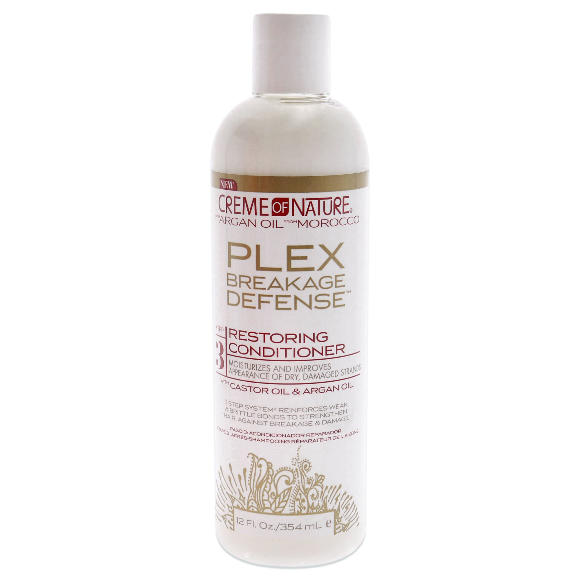 Plex Breakage Defense Restoring Conditioner by Creme of Nature for Unisex - 12 oz Conditioner, See Description, hi-res image number 0