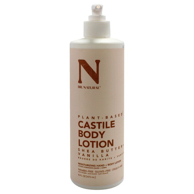 Castile Body Lotion - Shea Butter plus Vanille by Dr. Natural for Unisex - 16 oz Body Lotion, NA, hi-res image number null