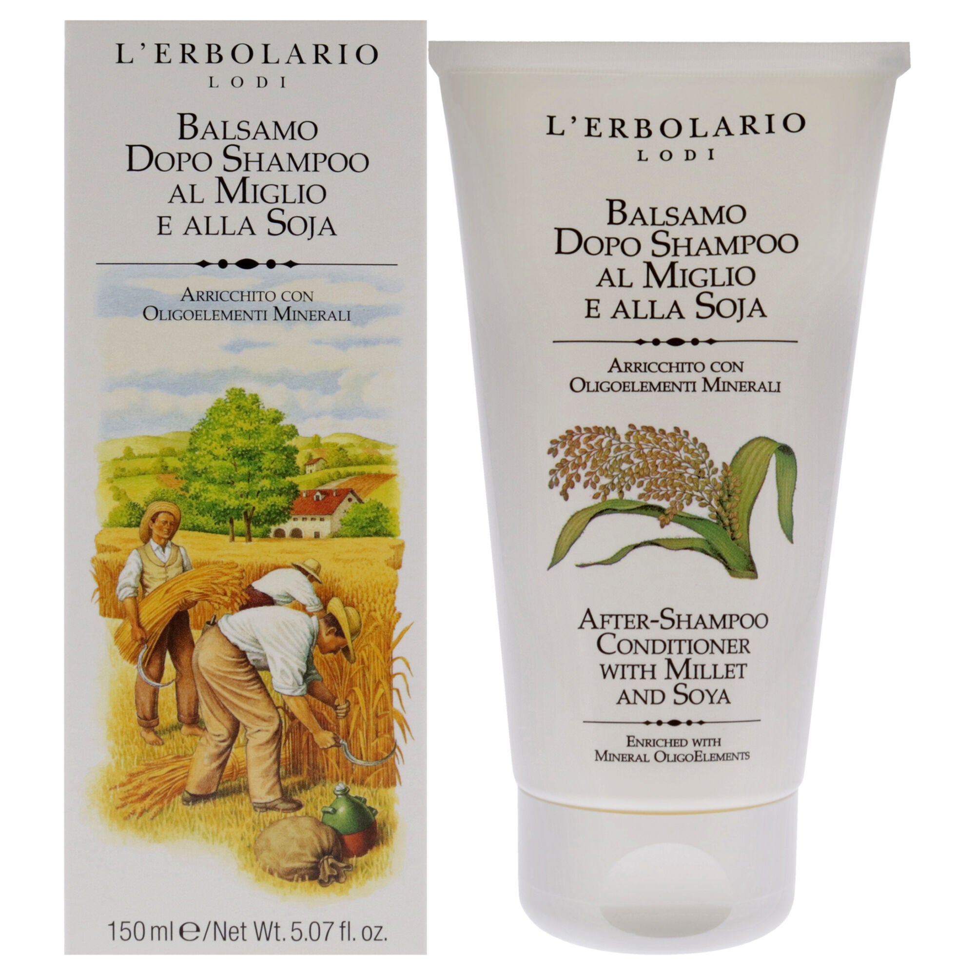 After-Shampoo Conditioner - Millet and Soya by LErbolario for Unisex - 5.07 oz Conditioner, See Description, hi-res image number 0