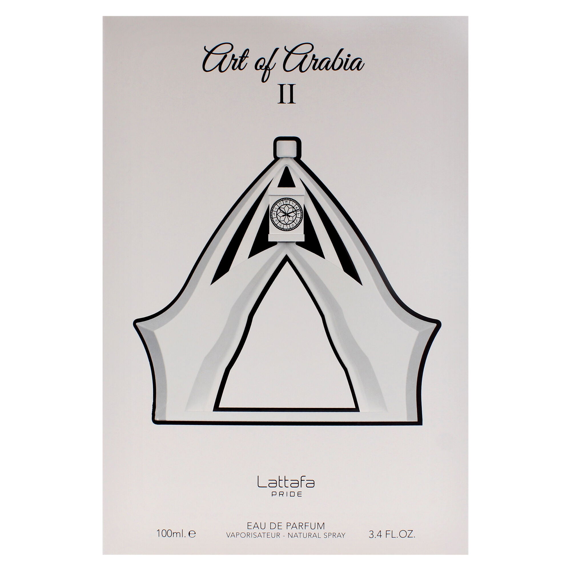 Pride - Art Of Arabia II by Lattafa for Unisex - 3.4 oz EDP Spray, Clear, alternate image number 4