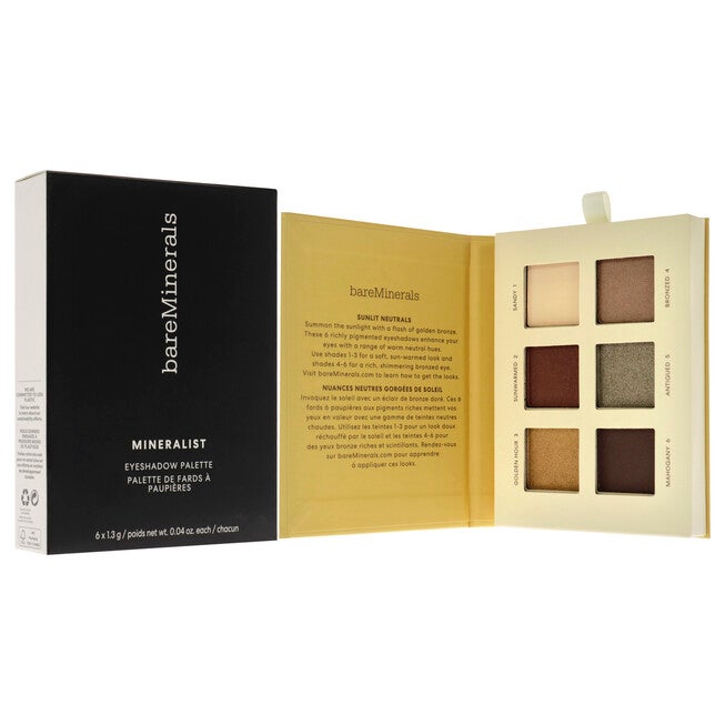 Mineralist Eyeshadow Palette - Sunlit by bareMinerals for Women - 0.24 oz Eye Shadow, , alternate image number null