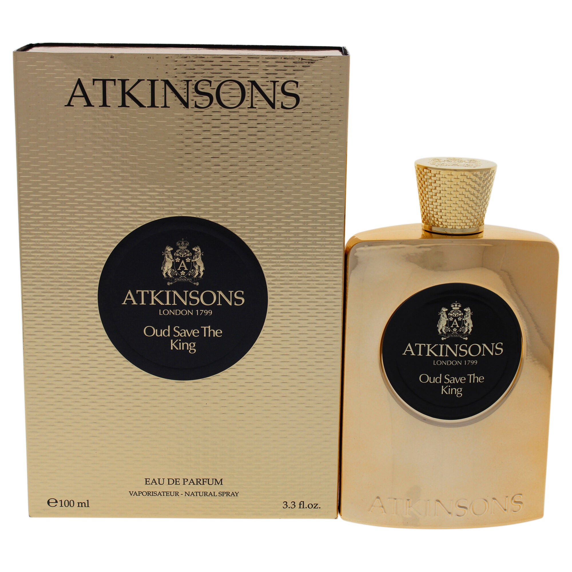 Oud Save The King by Atkinsons for Men - 3.3 oz EDP Spray, See Description, hi-res image number 0