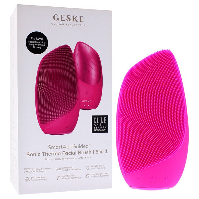 Sonic Thermo Facial Brush 6 in 1 - Magenta by Geske for Women - 1 Pc Brush, See Description, alternate image number 1