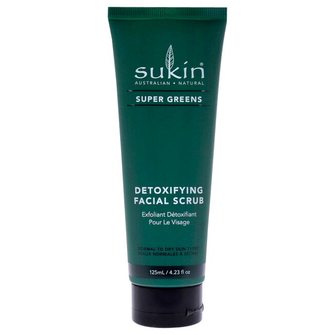 Super Greens Detoxifying Facial Scrub by Sukin for Women - 4.23 oz Scrub, NA, hi-res image number null