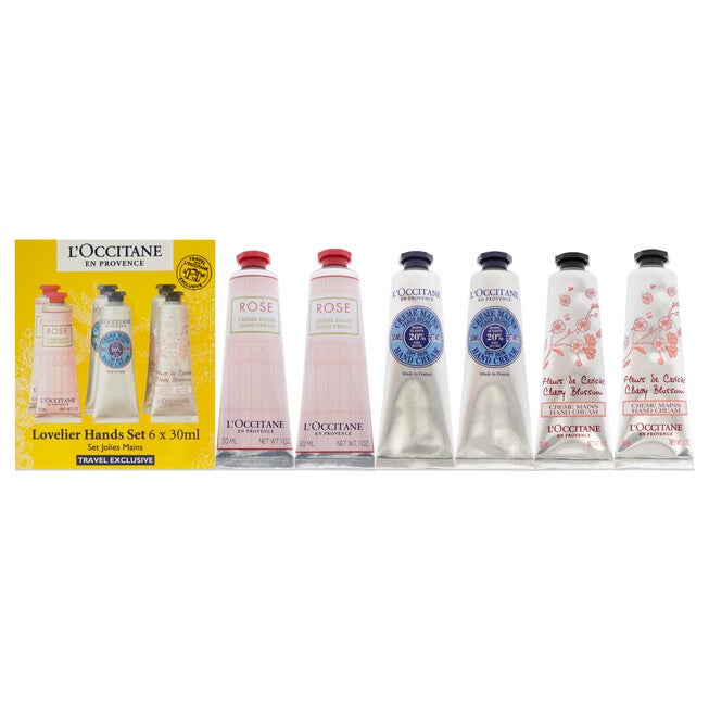 Lovelier Hands Kit by LOccitane for Unisex - 6 x 1 oz 2 Rose, 2 Shea Dry Skin, 2 Cherry Blossom, , alternate image number 5