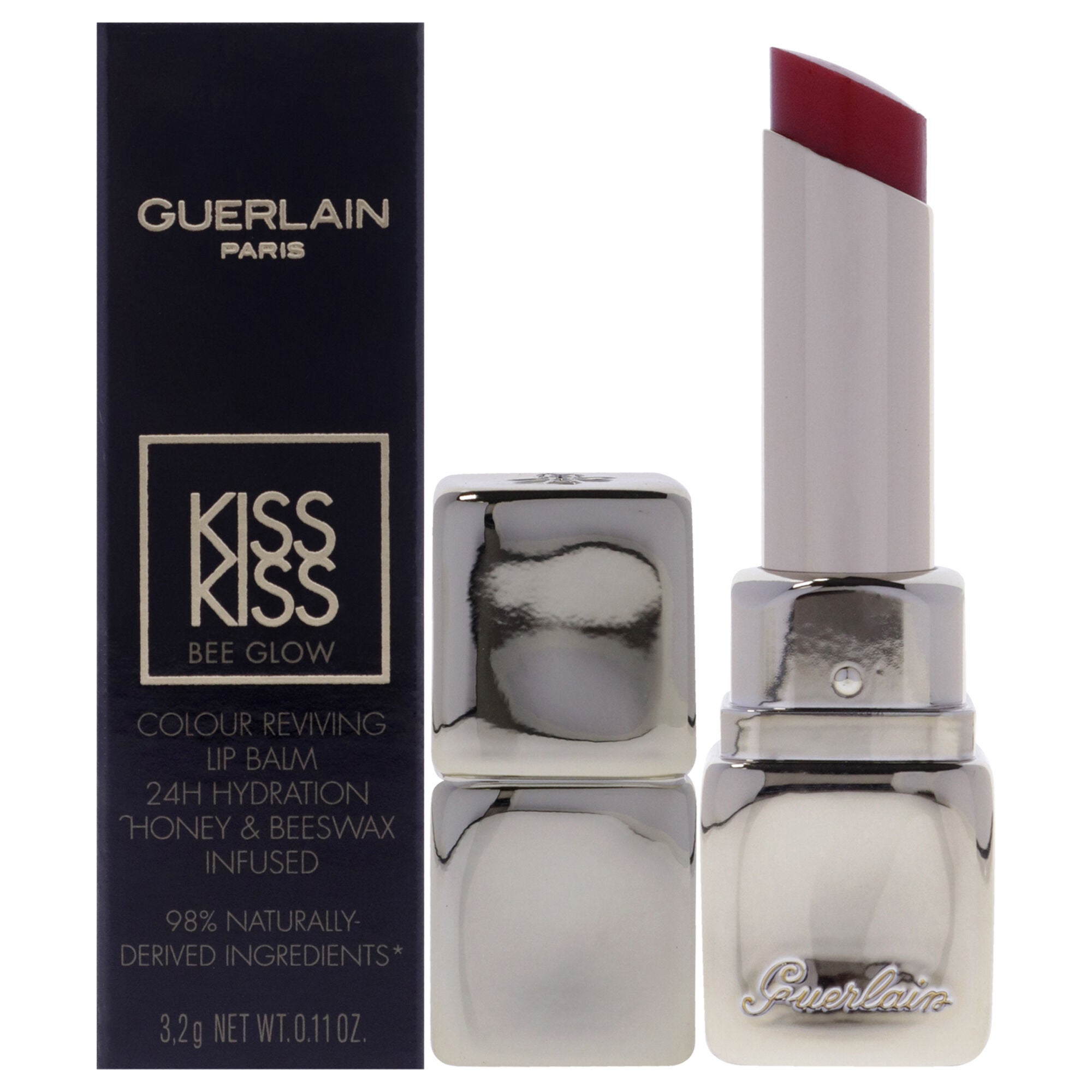Kiss Kiss Bee Glow Lip Blam - 775 Poppy Glow by Guerlain for Women - 0.11 oz Lip Balm, See Description, hi-res image number 0