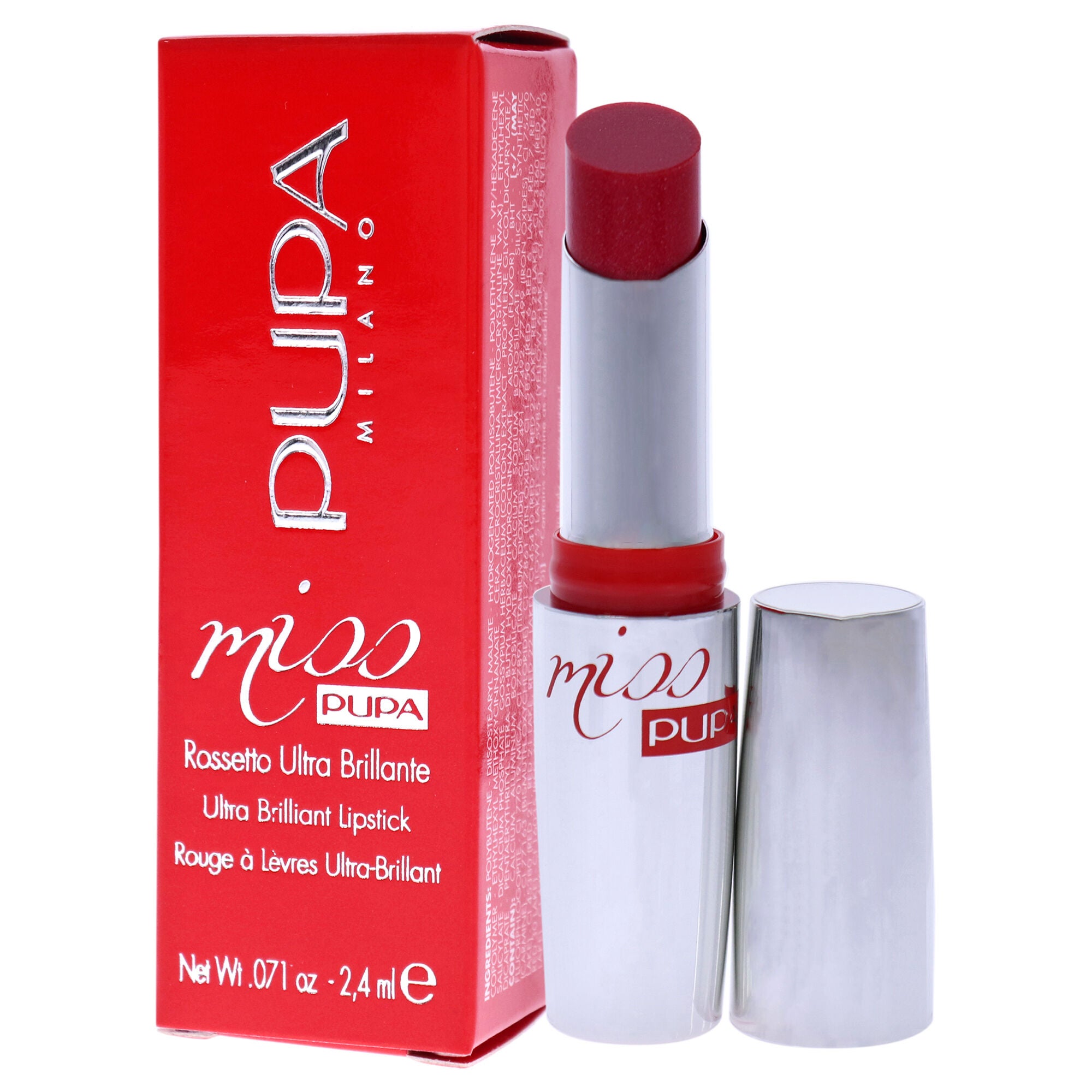 Miss Pupa - 500 Love Pearly Red by Pupa Milano for Women - 0.71 oz Lipstick, See Description, alternate image number 2