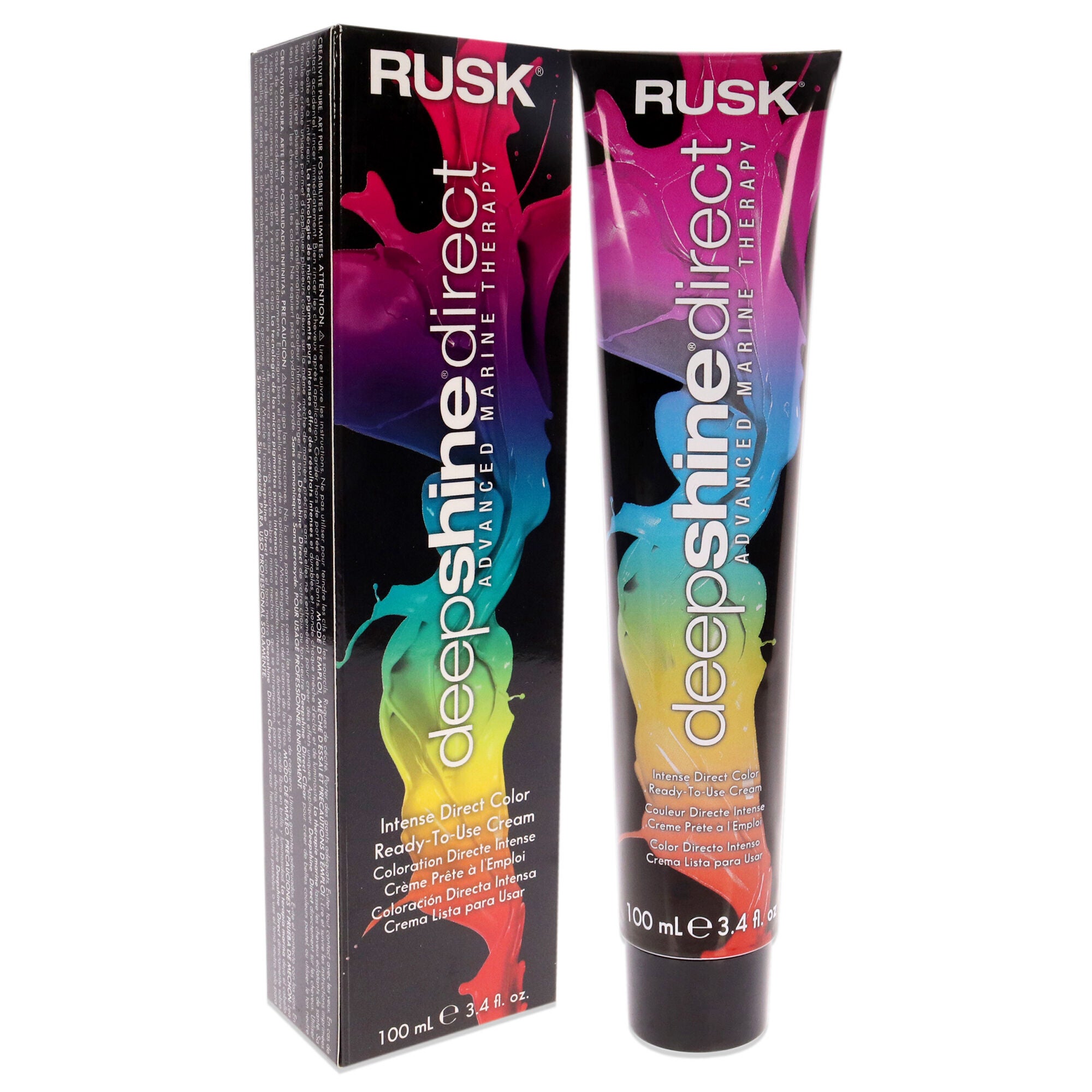Deepshine Intense Direct Color - Pink by Rusk for Unisex - 3.4 oz Hair Color, See Description, alternate image number 2
