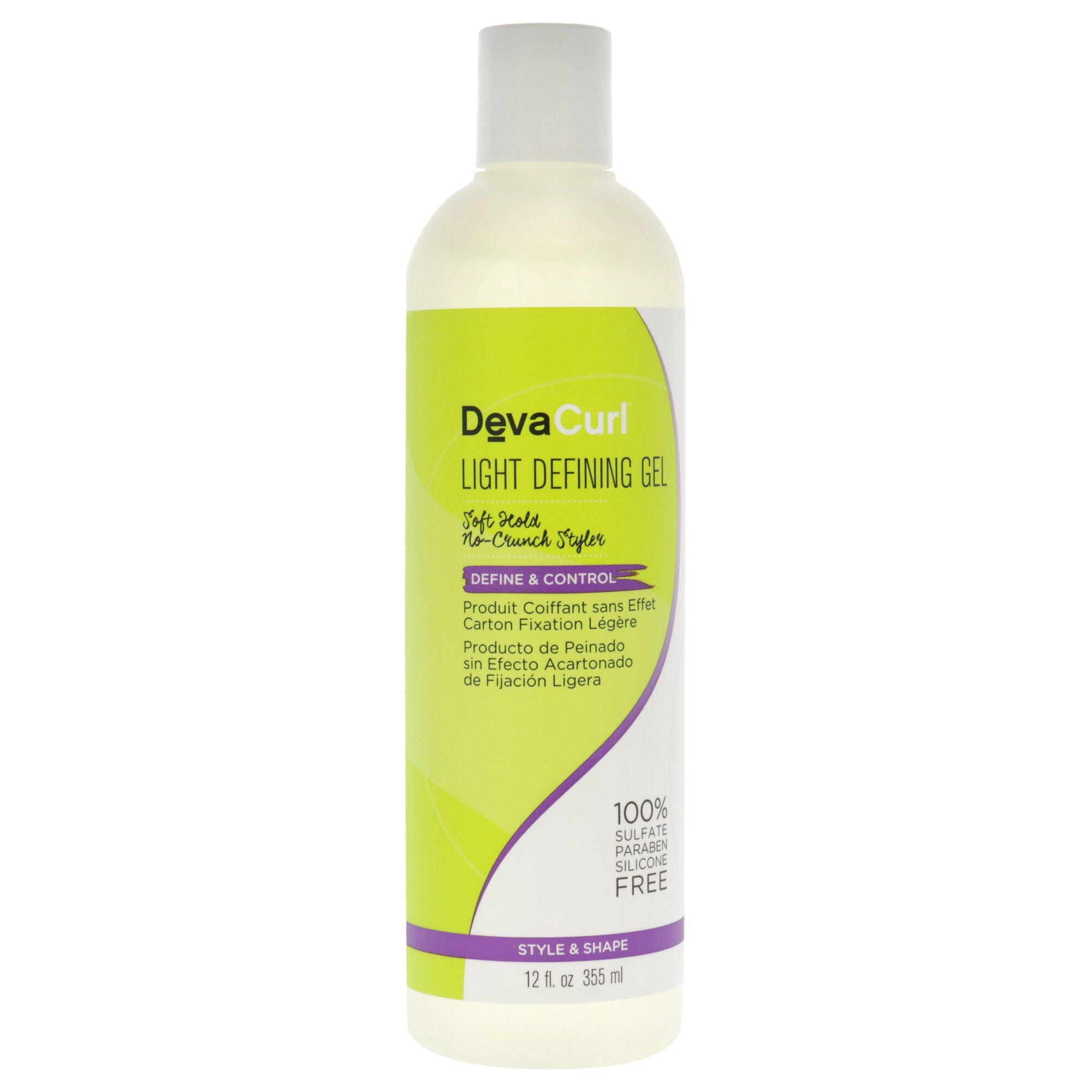 Light Hold Defining Gel by DevaCurl for Unisex - 12 oz Gel, See Description, hi-res image number 0