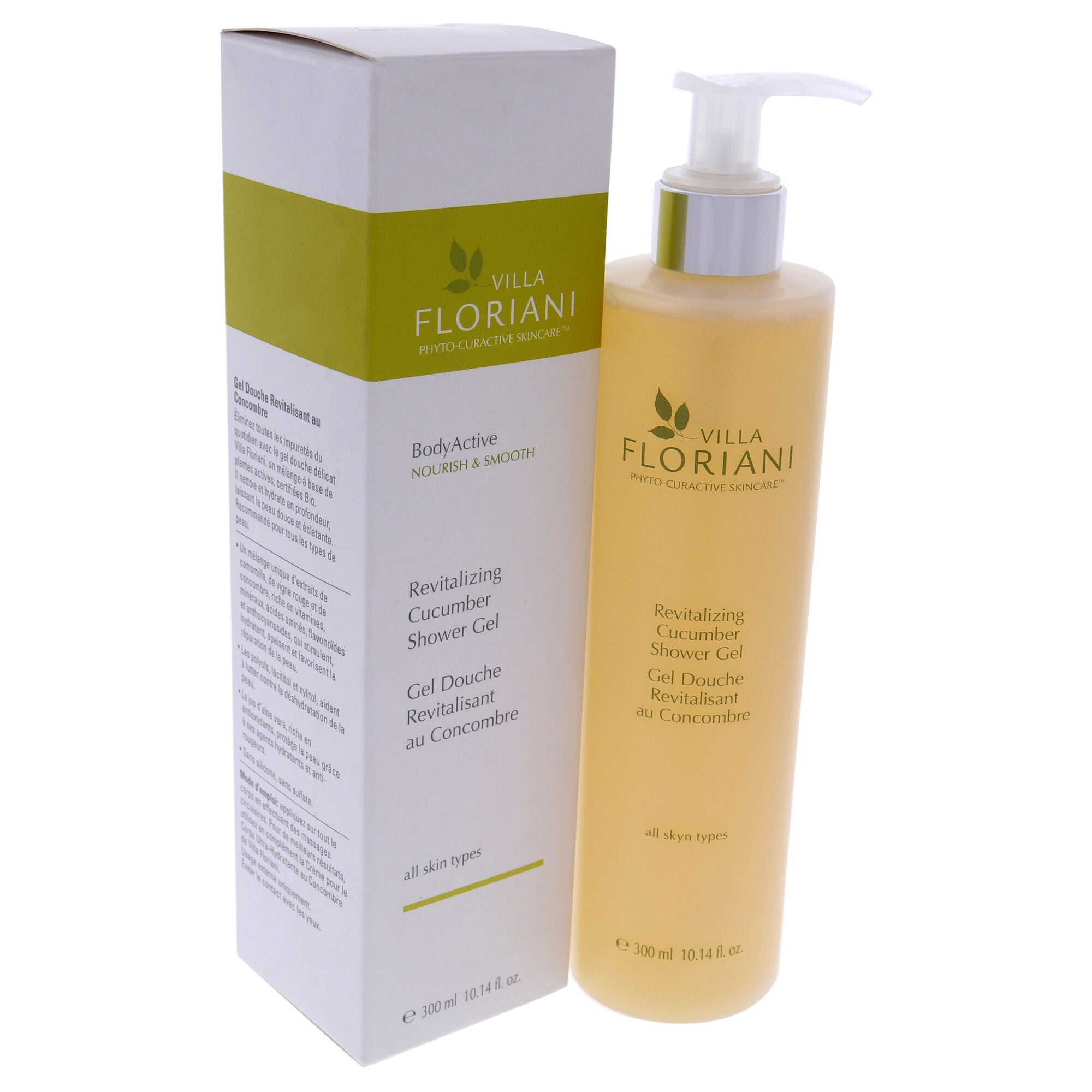 Revitalizing Shower Gel - Cucumber by Villa Floriani for Women - 10.14 oz Shower Gel, See Description, alternate image number 3
