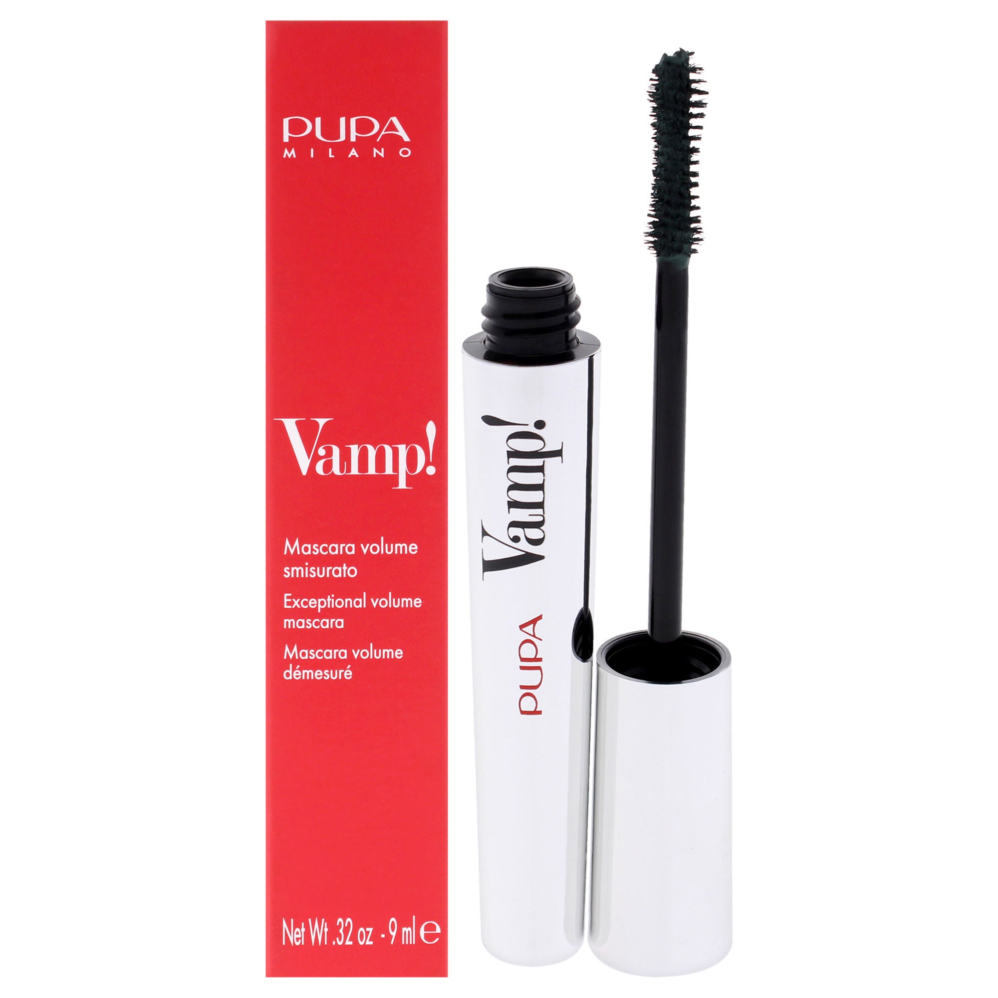 Vamp! Mascara - 504 Military Green by Pupa Milano for Women - 0.32 oz Mascara, See Description, hi-res image number 0