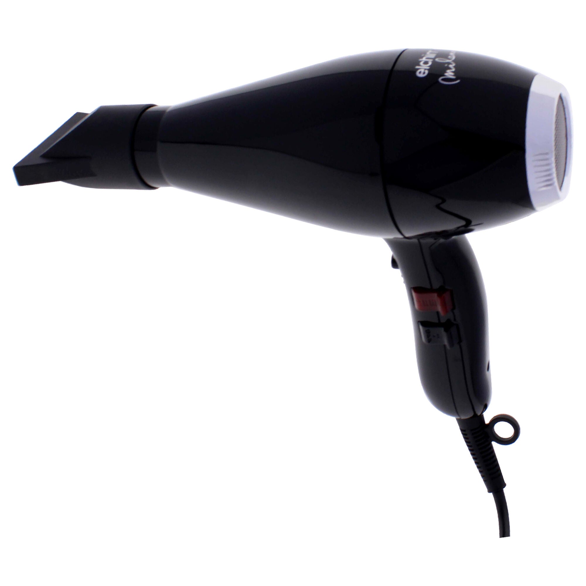Milano Ceramic Hair Dryer - Black-Silver by Elchim for Unisex - 1 Pc Hair Dryer, See Description, alternate image number 4