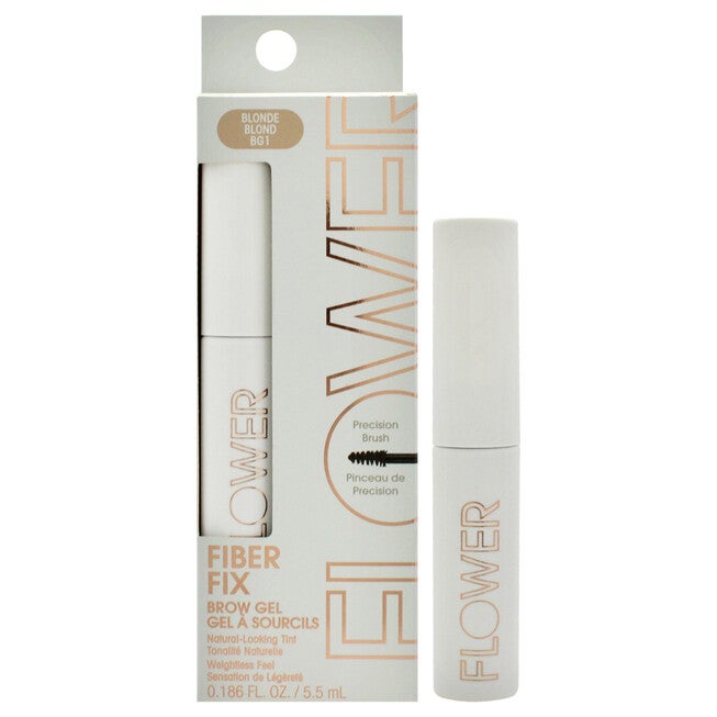 Fiber Fix Brow Gel - BG1 Blonde by Flower Beauty for Women - 0.186 oz Eyebrow Gel, See Description, hi-res image number 0
