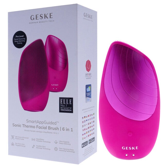 Sonic Thermo Facial Brush 6 in 1 - Magenta by Geske for Women - 1 Pc Brush, , alternate image number 7