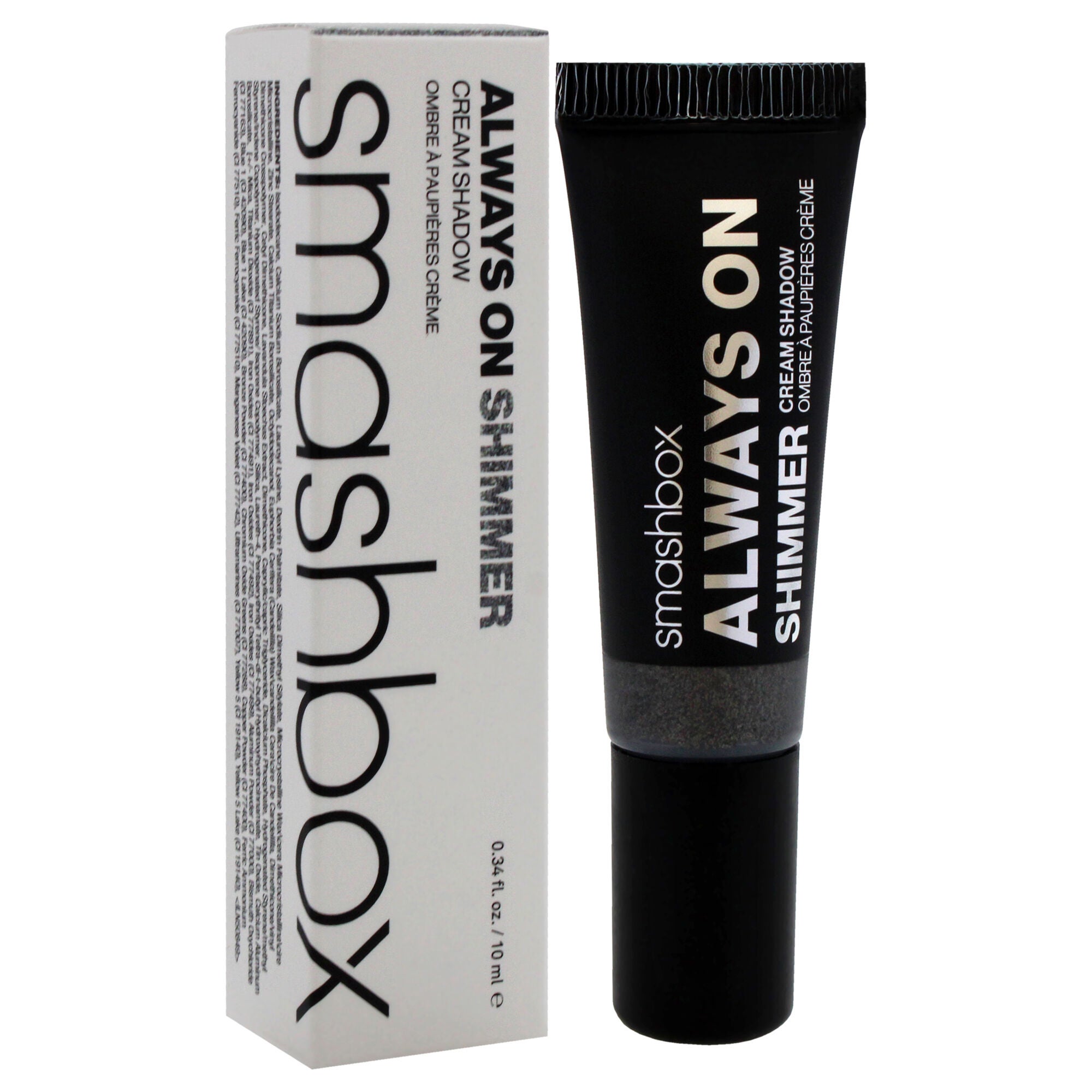 Always On Shimmer Cream Eye Shadow - Charcoal by SmashBox for Women - 0.34 oz Eye Shadow, See Description, alternate image number 2