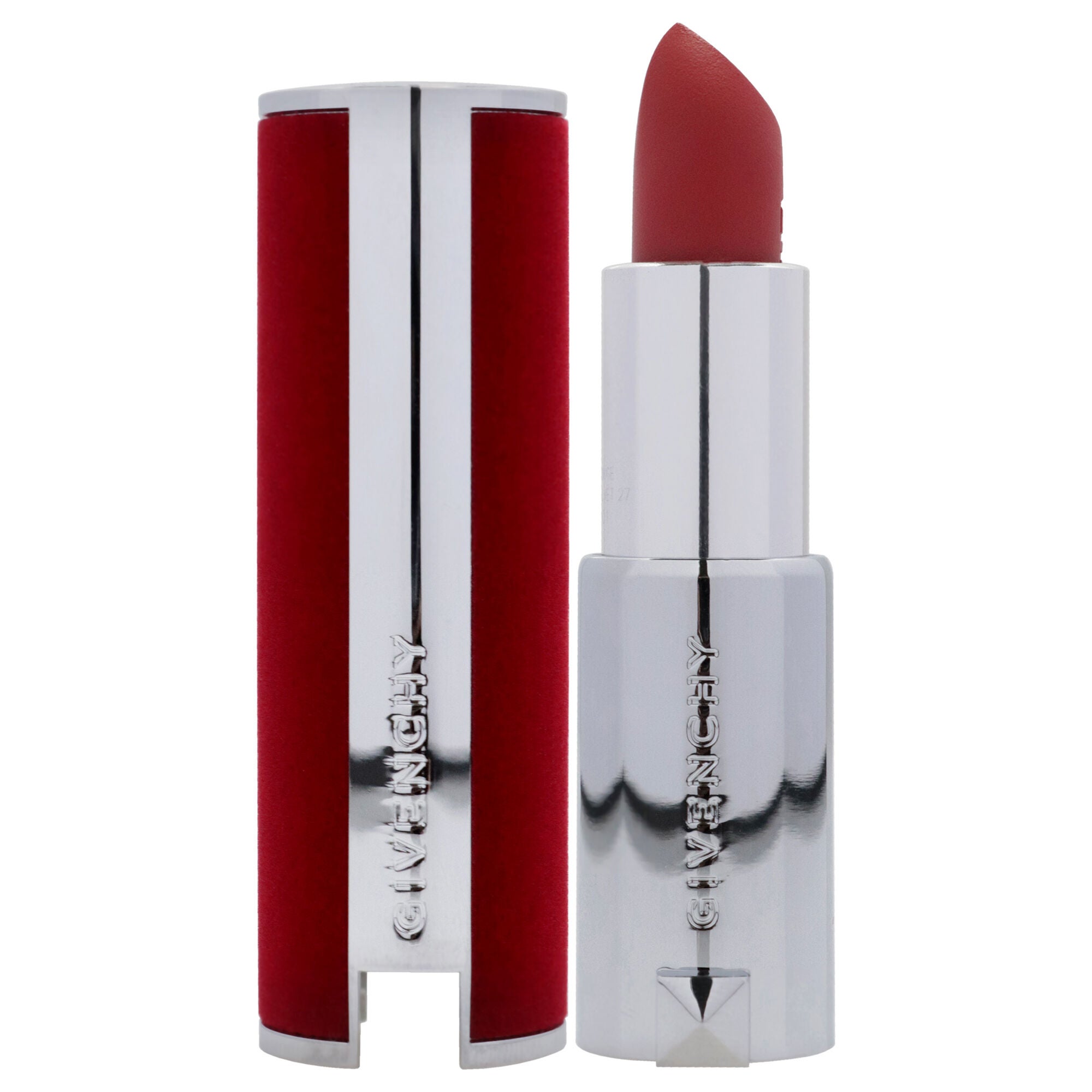 Le Rouge Deep Velvet Matte Lipstick - N27 by Givenchy for Women - 0.12 oz Lipstick, See Description, alternate image number 1
