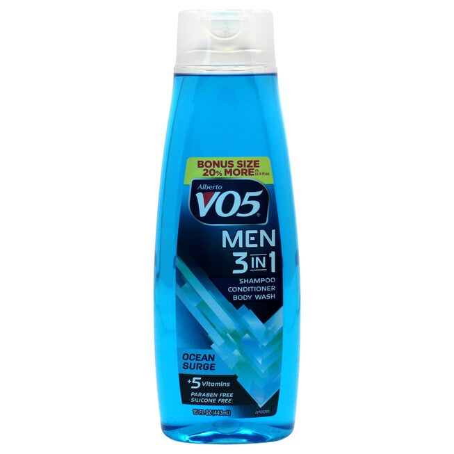 3-in-1 Ocean Surge Shampoo Conditioner and Body Wash by Alberto VO5 for Unisex - 15 oz Body Wash, NA, hi-res image number null
