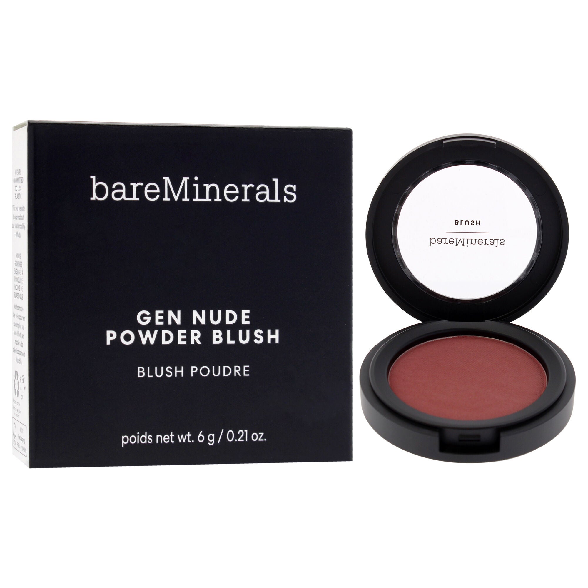 Gen Nude Powder Blush - You Had Me At Merlot by bareMinerals for Women - 0.21 oz Blush, See Description, alternate image number 1