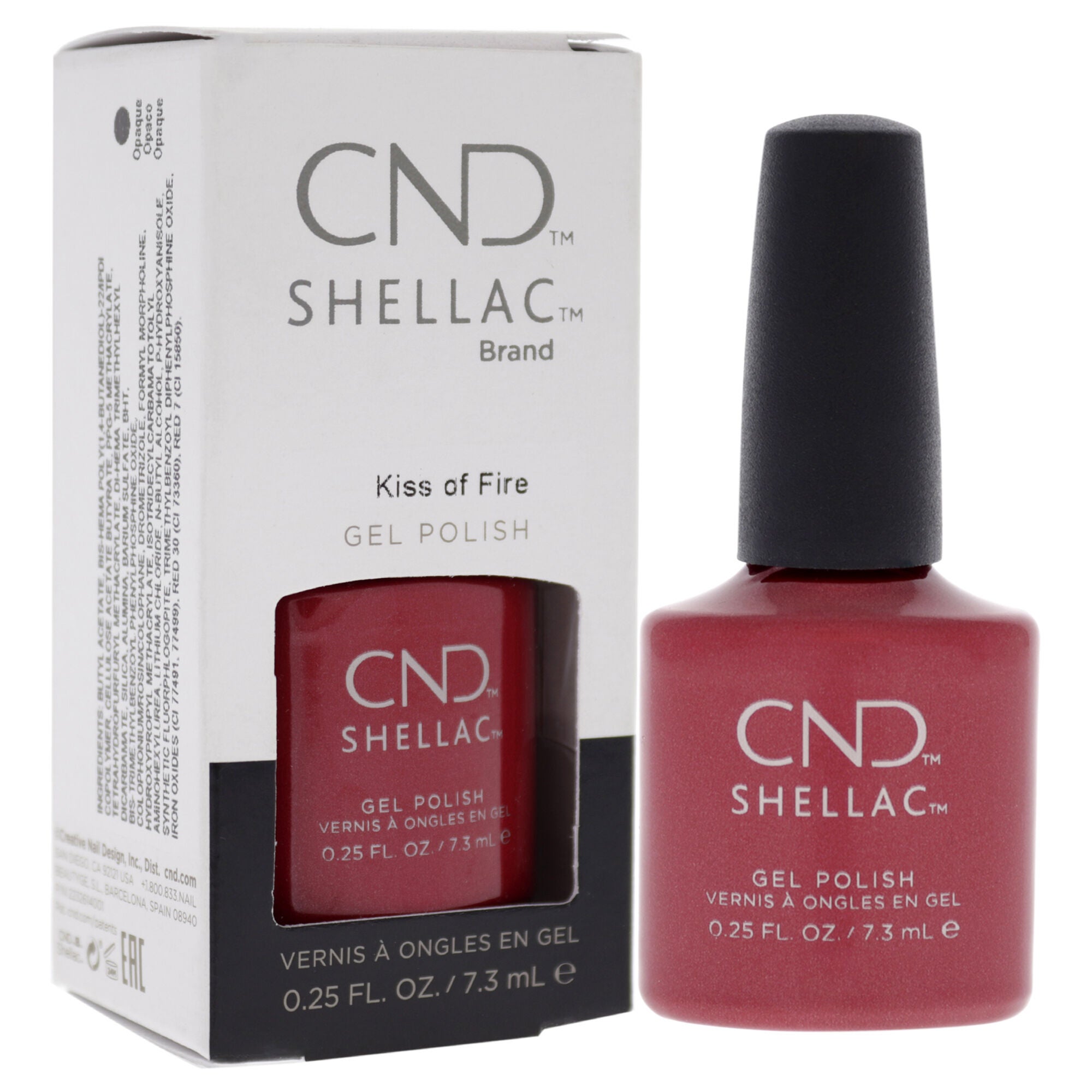 Shellac Nail Color - Kiss Of Fire by CND for Women - 0.25 oz Nail Polish, See Description, alternate image number 2