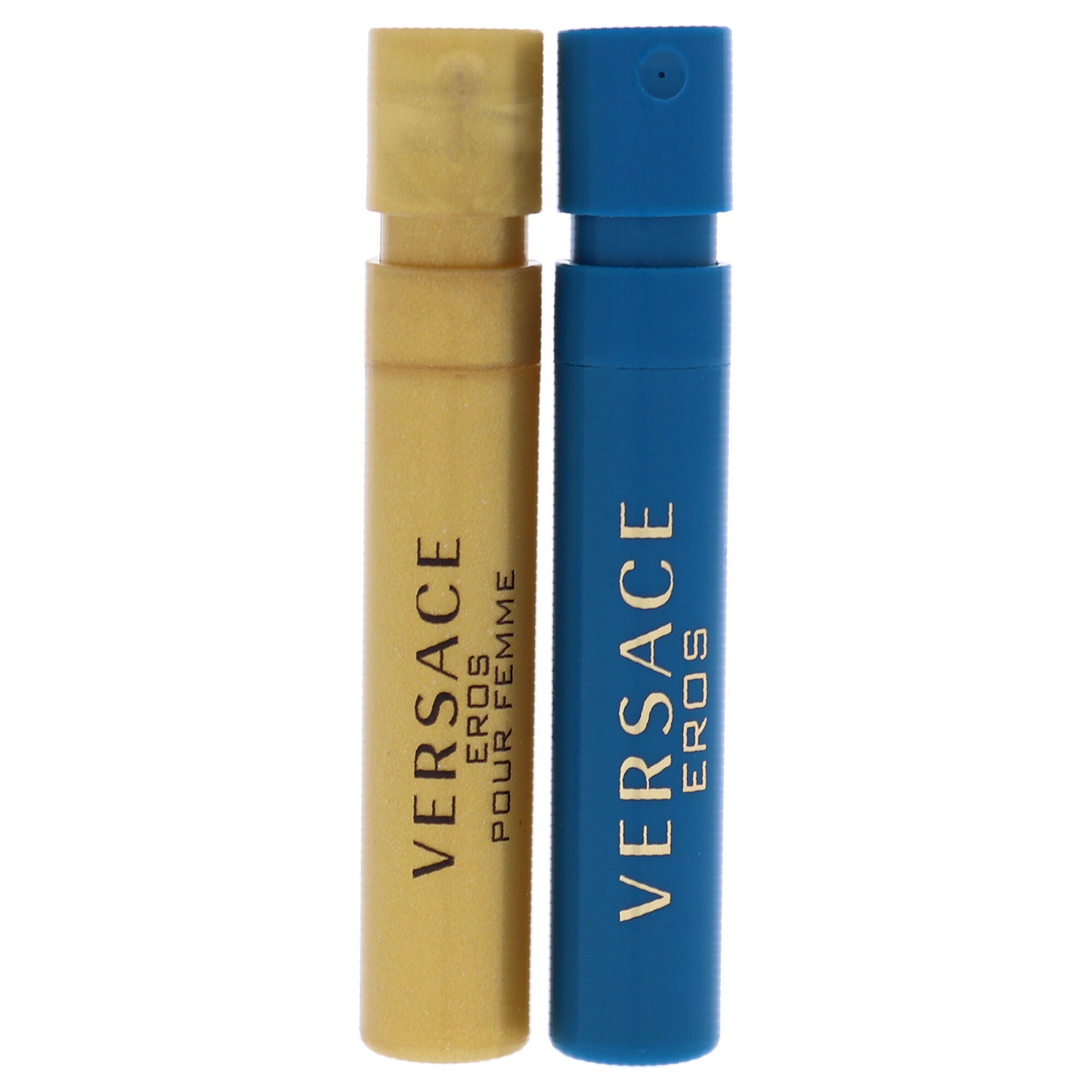Versace Eros by Versace for Unisex - 2 Pc Mini Gift Set 1ml Pour Femme EDP Spray, 1ml Pour Homme EDT Spray, See Description, alternate image number 4