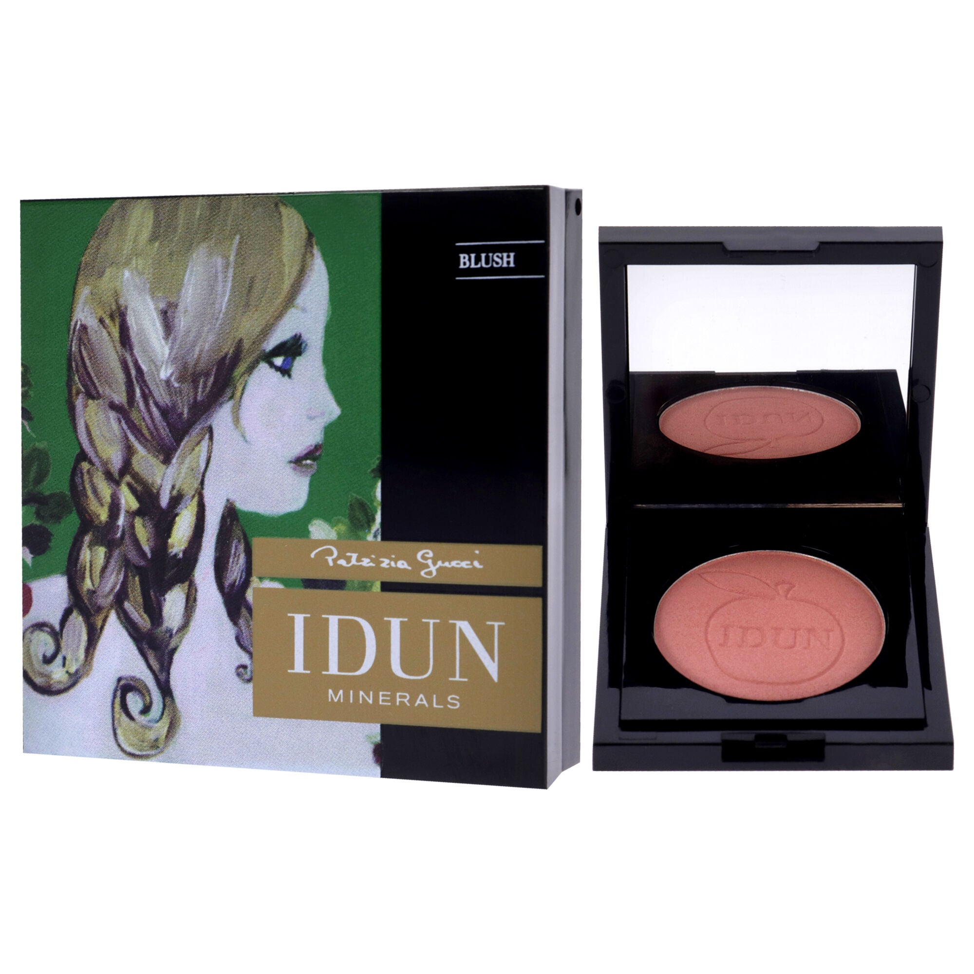 Pressed Mineral Blush - 011 Smultron by Idun Minerals for Women - 0.18 oz Blush, See Description, alternate image number 3