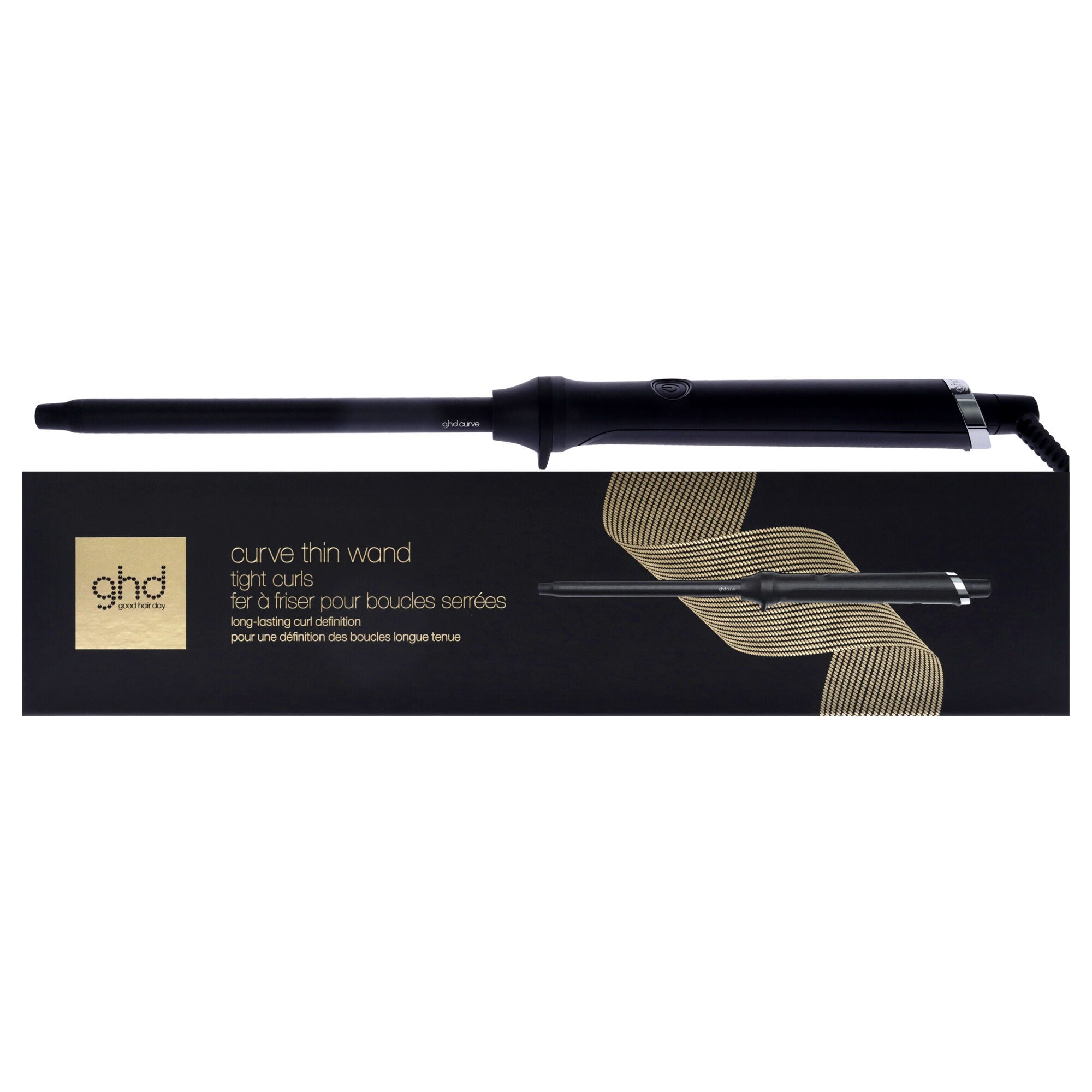 GHD Curve Thin Wand Curling Iron - CPW141 - Black by GHD for Unisex - 0.5 Inch Curling Iron, , alternate image number 4