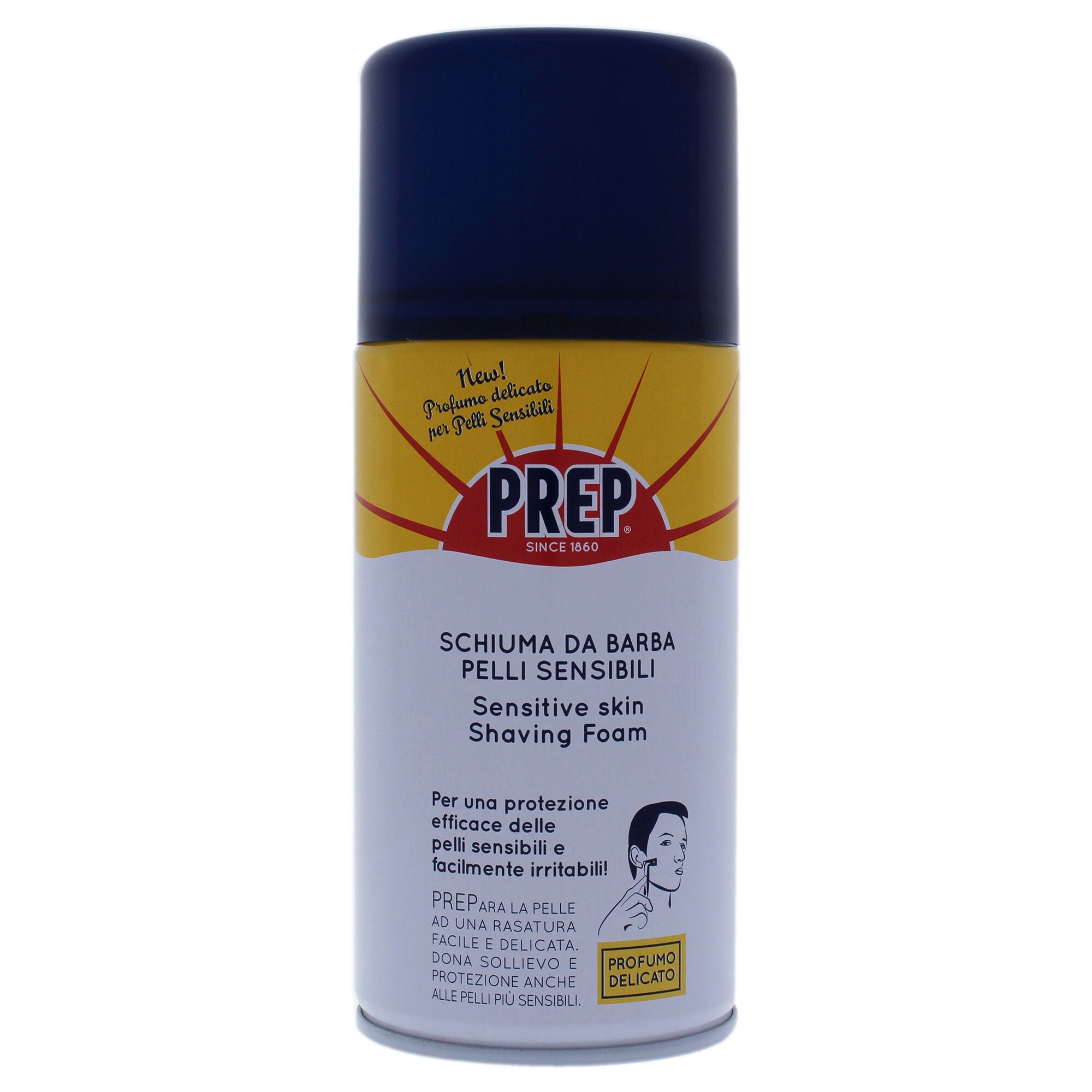 Pelli sensibili Shaving Foam Sensitive Skin by Prep for Men - 10 oz Shaving Foam, , alternate image number 4