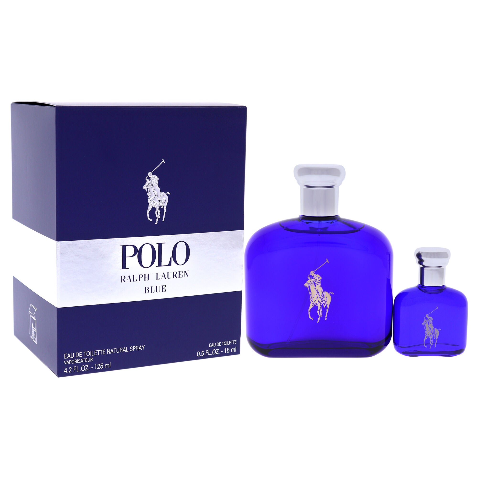 Polo Blue by Ralph Lauren for Men - 2 Pc Gift Set 4.2oz EDT Spray, 0.5oz EDT Splash, , alternate image number 6