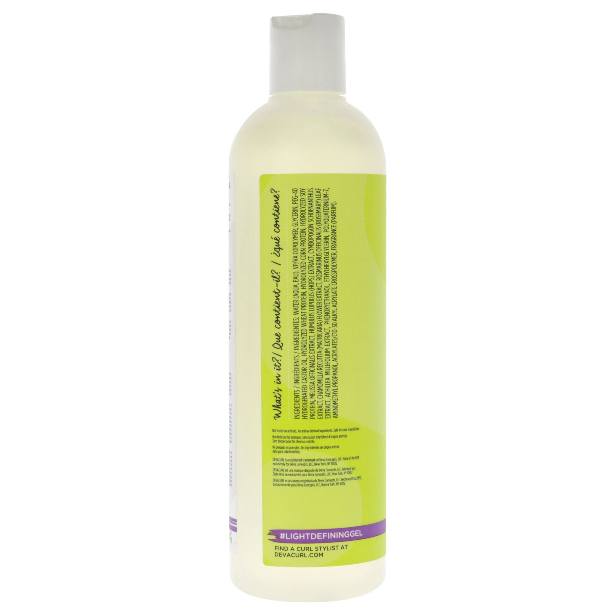 Light Hold Defining Gel by DevaCurl for Unisex - 12 oz Gel, See Description, alternate image number 1