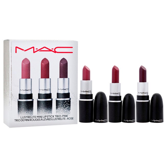 Lustrelite Mini Lipstick Trio - Pink by MAC for Women - 3 Pc Gift Set, , alternate image number 6