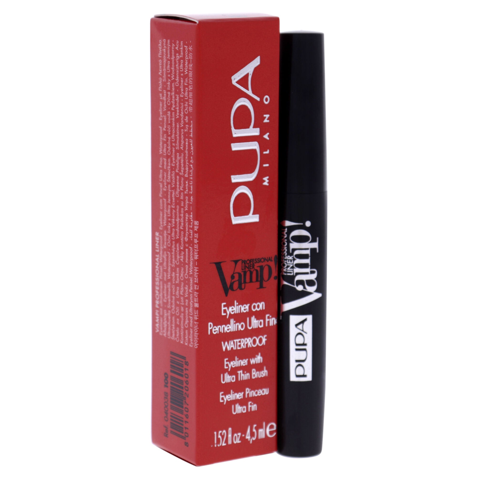 Vamp! Professional Liner - 100 Extra Black by Pupa Milano for Women - 0.152 oz Eyeliner, See Description, alternate image number 1