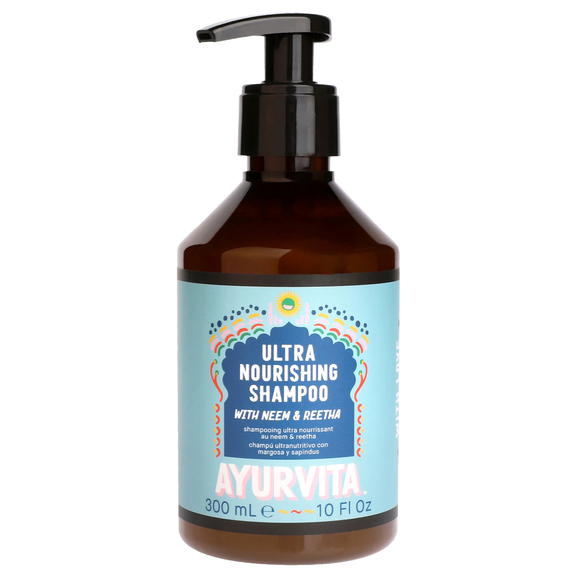 Neem and Reetha Ultra Nourishing Kit by AyurVita for Unisex - 2 Pc Kit 10oz Shampoo, 10oz Conditioner, , alternate image number 4