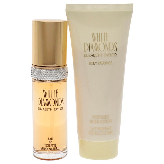 White Diamonds by Elizabeth Taylor for Women - 2 Pc Gift Set 1oz EDT Spray, 3.3oz Body Lotion, , alternate image number null