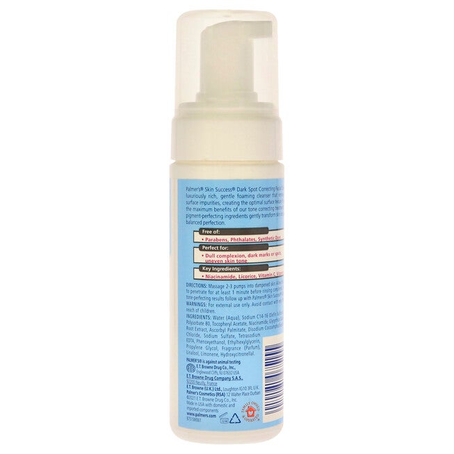 Dark Spot Correcting Facial Cleanser - Normal to Sensitive Skin by Palmers for Unisex - 5 oz Cleanser, NA, alternate image number null