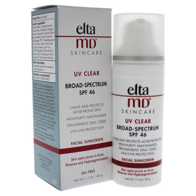 UV Clear Facial Sunscreen SPF 46 by EltaMD for Unisex - 1.7 oz Sunscreen, , alternate image number null