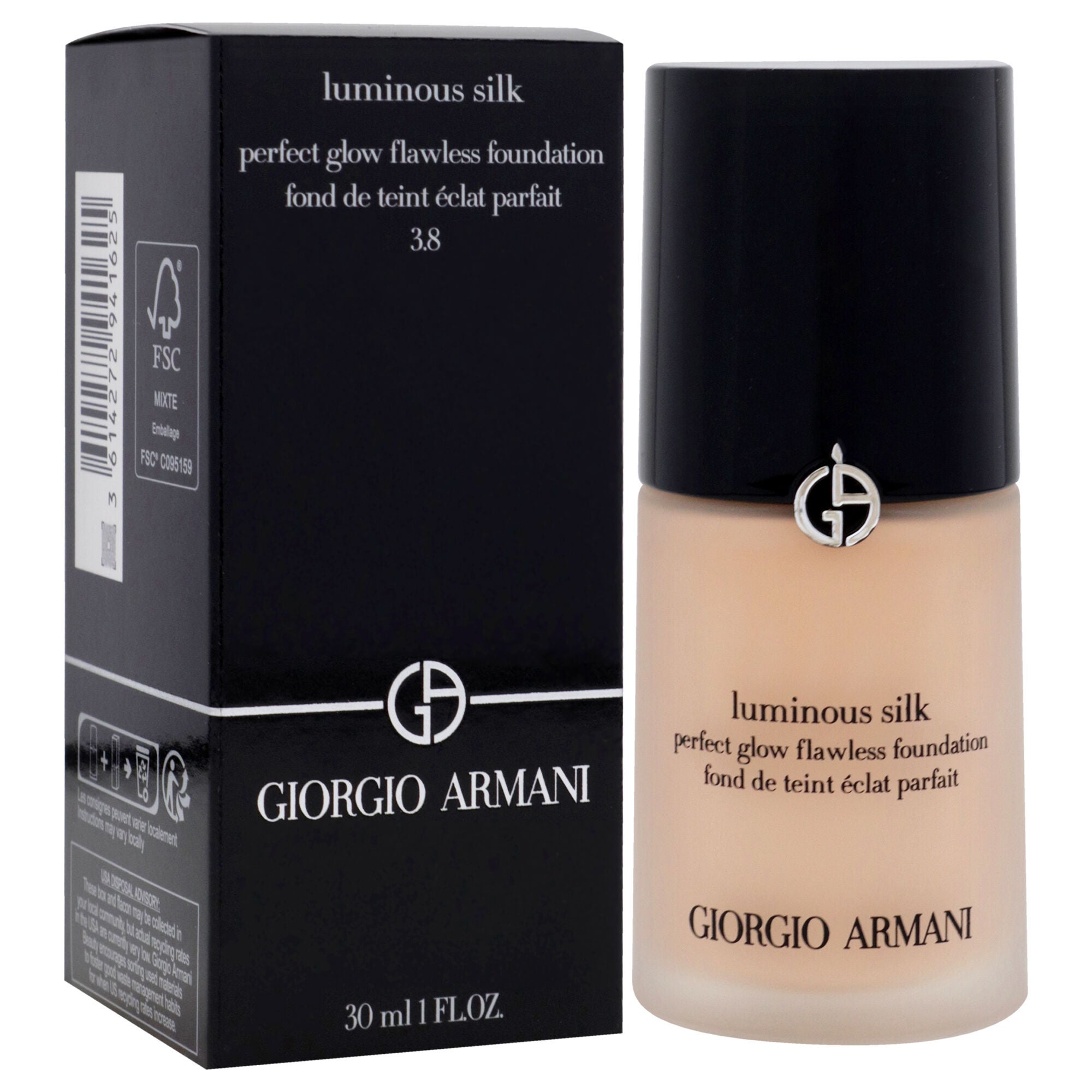 Luminous Silk Foundation - 3.8 Fair Golden by Giorgio Armani for Women - 1 oz Fundation, , alternate image number 6