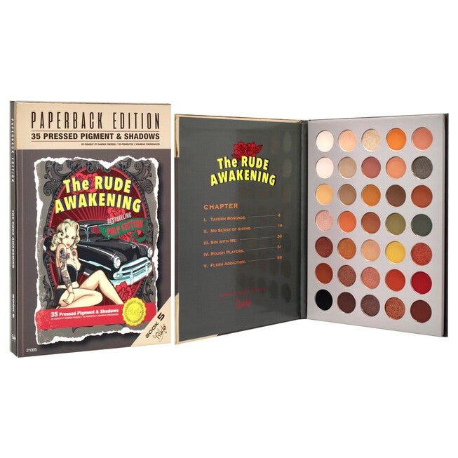 The Rude Awakening Eyeshadow Palette - Paperback Edition by Rude Cosmetics for Women - 0.74 oz Palette, , alternate image number 7