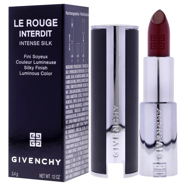 Le Rouge Interdit Intense Silk Lipstick - 117 Rouge Erable by Givenchy for Women - 0.12 oz Lipstick, NA, alternate image number null