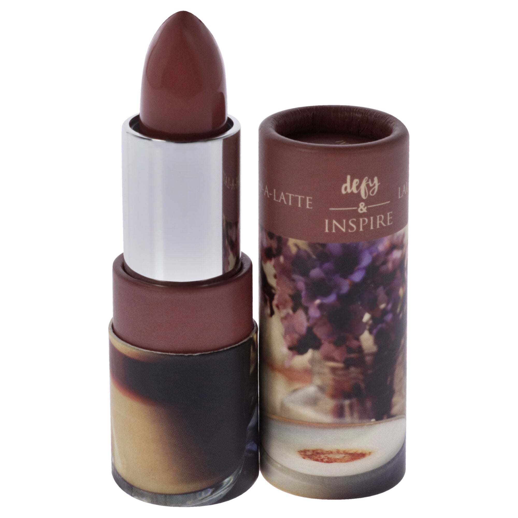 Cream Lipstick - 02 Laugh-A-Latte by Defy and Inspire for Women - 0.134 oz Lipstick, See Description, alternate image number 1