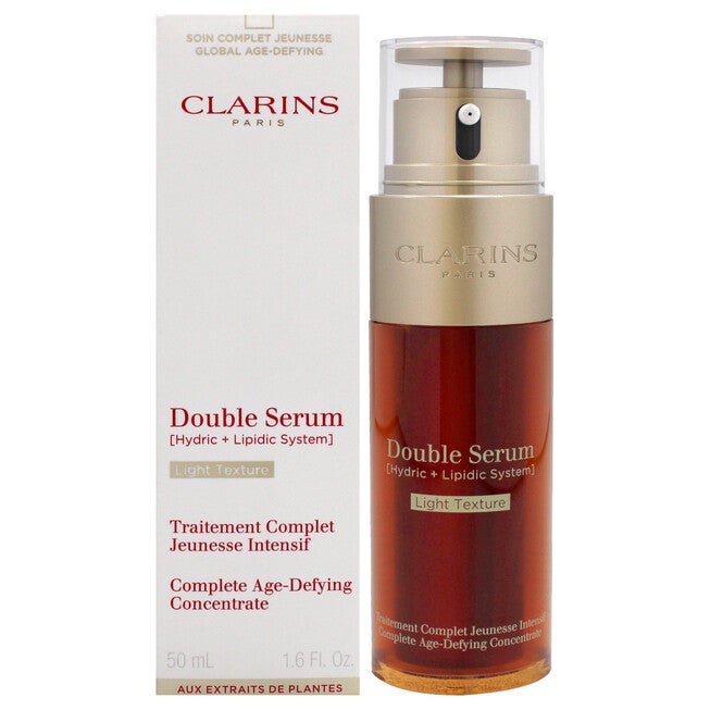 Double Serum Light Texture Complete Age-Defying Concentrate by Clarins ...