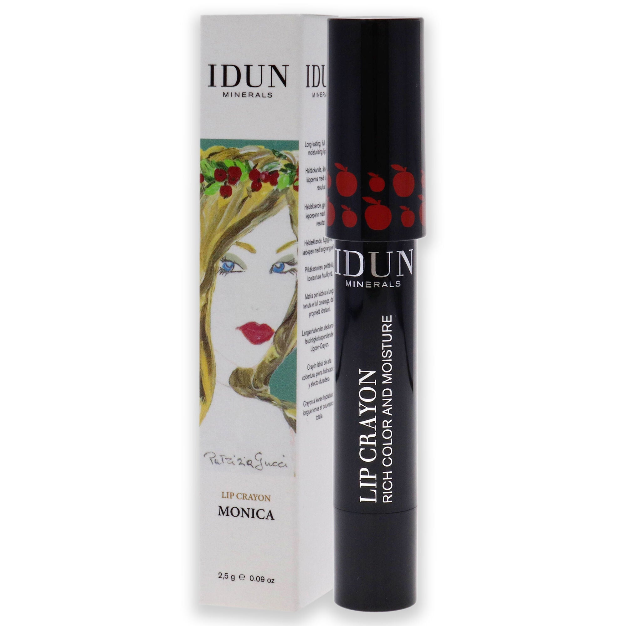 Lip Crayon - 407 Monica by Idun Minerals for Women - 0.09 oz Lipstick, , alternate image number 7