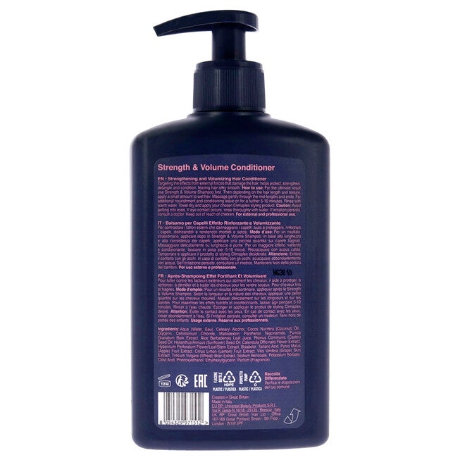 Strength and Volume Conditioner by Climaplex for Unisex - 13.52 oz Conditioner, , alternate image number null