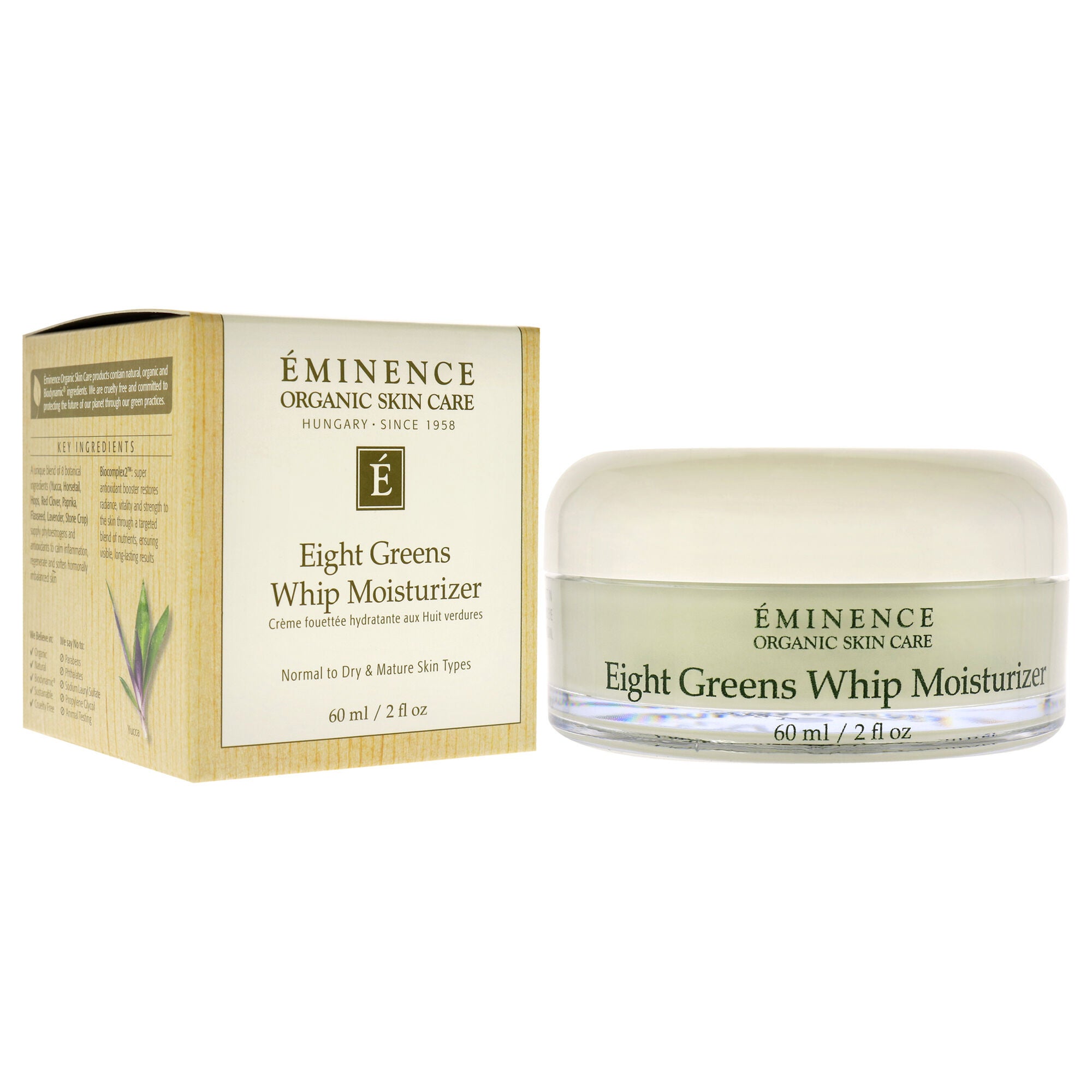 Eight Greens Whip Moisturizer by Eminence for Unisex - 2 oz Moisturizer, See Description, alternate image number 1