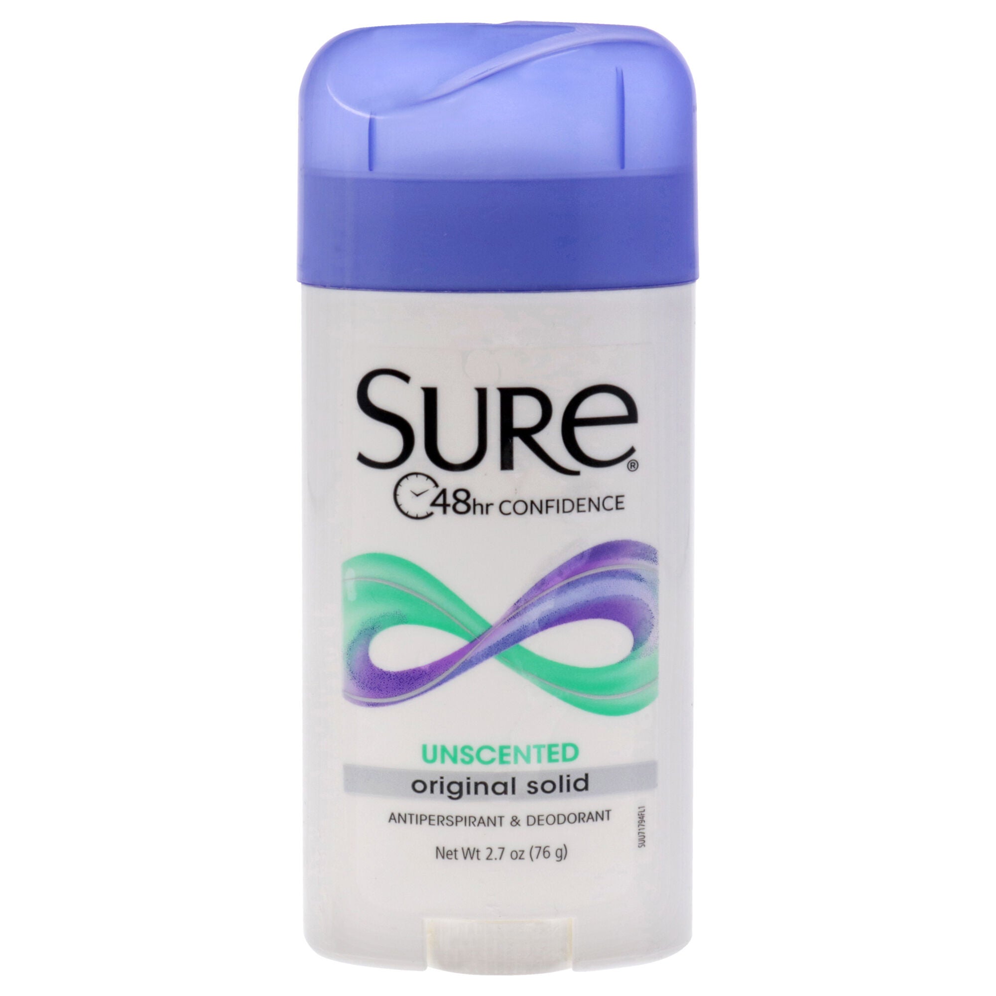 Original Solid Anti-Perspirant Deodorant - Unscented by Sure for Unisex - 2.7 oz Deodorant Stick, See Description, hi-res image number 0
