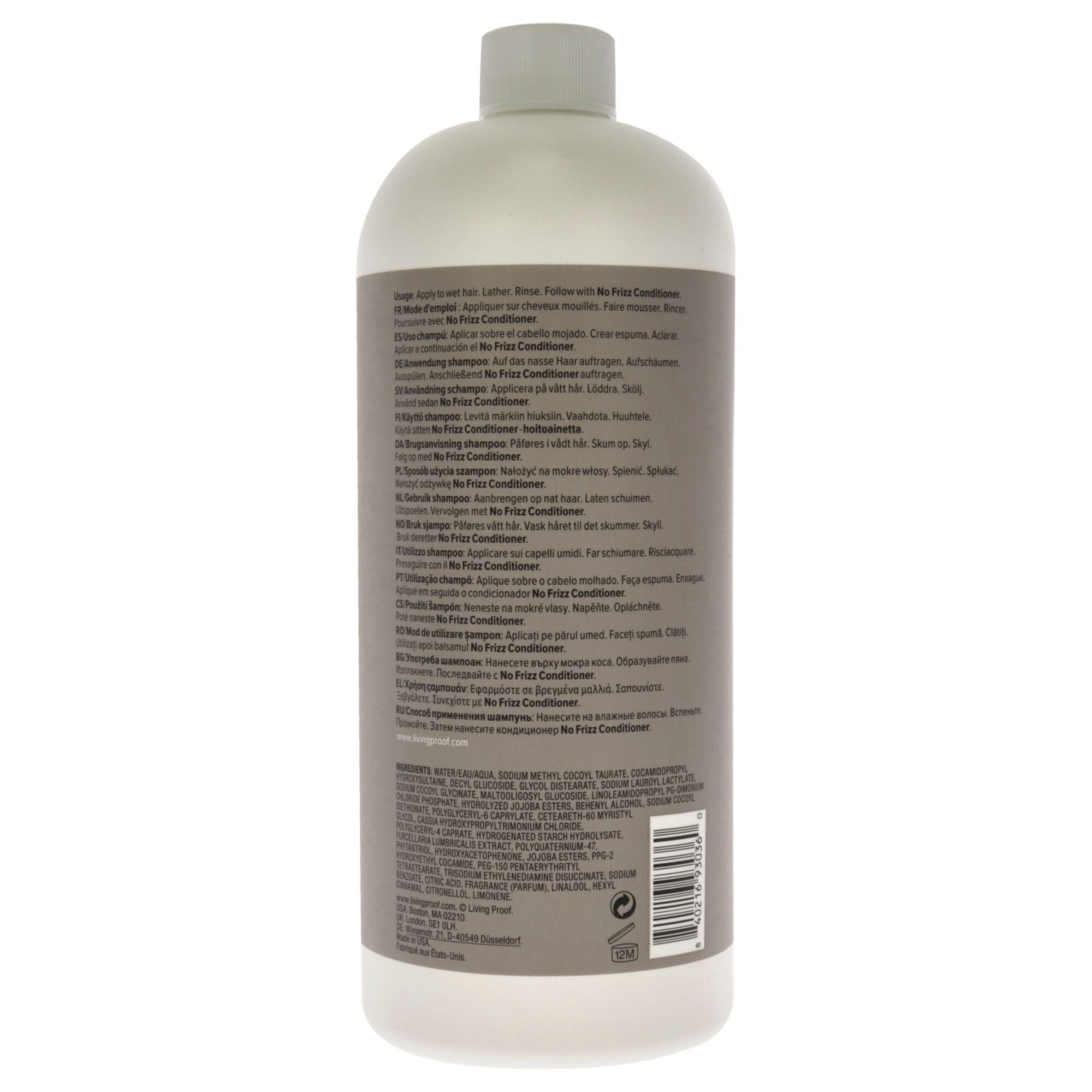 No Frizz Shampoo by Living proof for Unisex - 32 oz Shampoo, , alternate image number 3