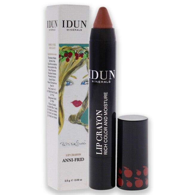 Lip Crayon - 402 Anni-Frid by Idun Minerals for Women - 0.09 oz Lipstick, , alternate image number null