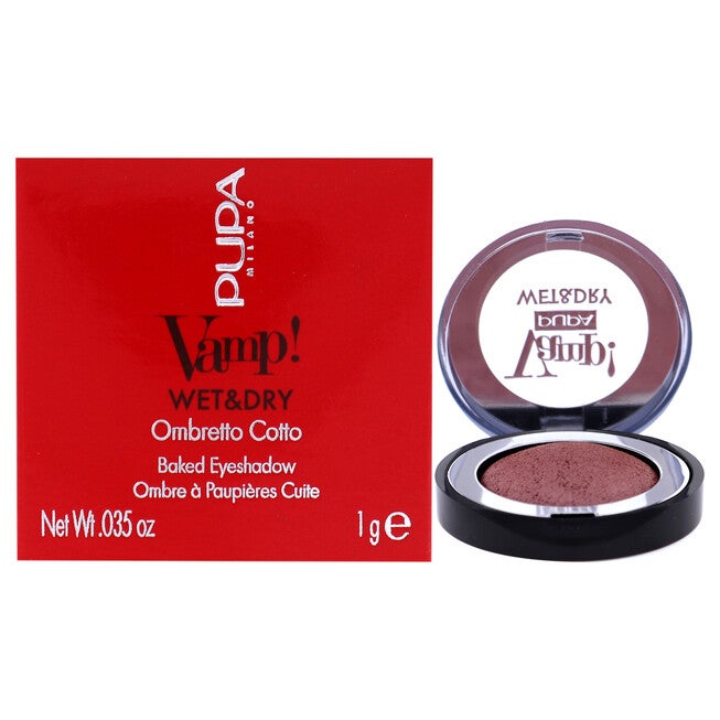 Vamp! Wet and Dry Baked Eyeshadow - 202 Barbie Girl by Pupa Milano for Women - 0.035 oz Eye Shadow, NA, hi-res image number null