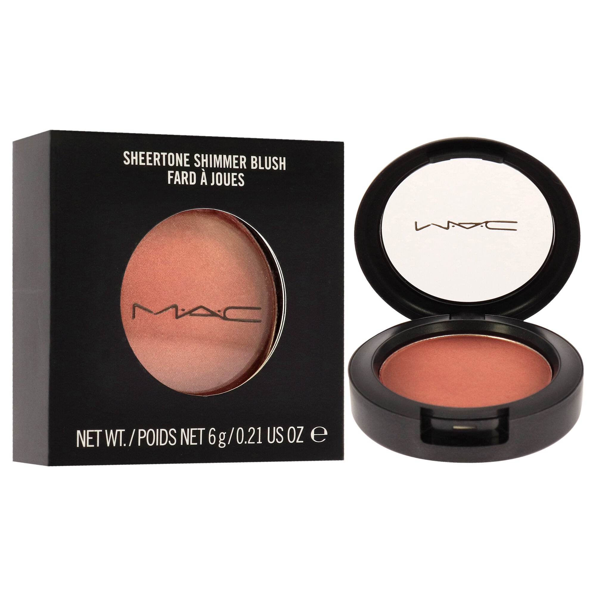 Sheertone Shimmer Blush - Peachtwist by MAC for Women - 0.21 oz Blush, See Description, alternate image number 2
