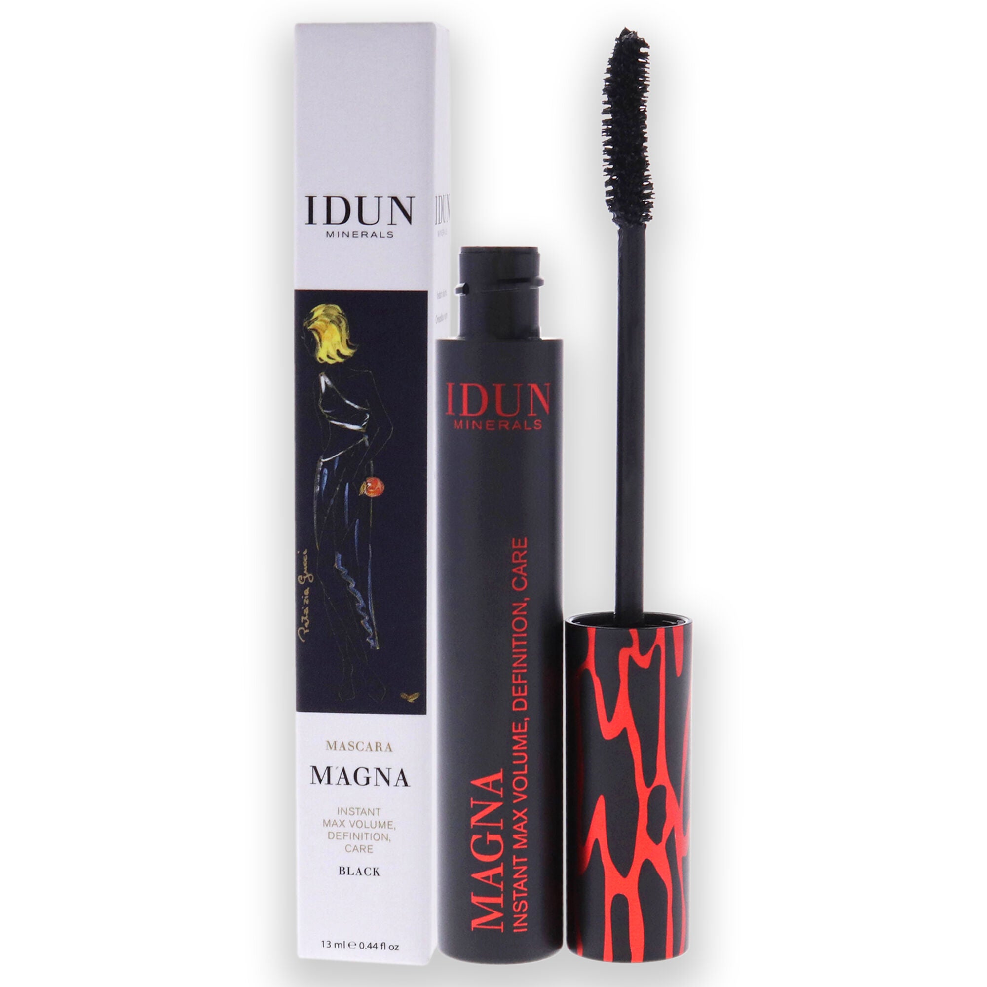 Magna Mascara - 008 Black by Idun Minerals for Women - 0.44 oz Mascara, See Description, alternate image number 2
